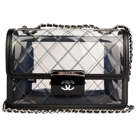 chanel boy transparent|Chanel transparent bag price.